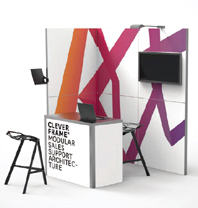 Clever Frame® - Modular, Portable Exhibition Stands