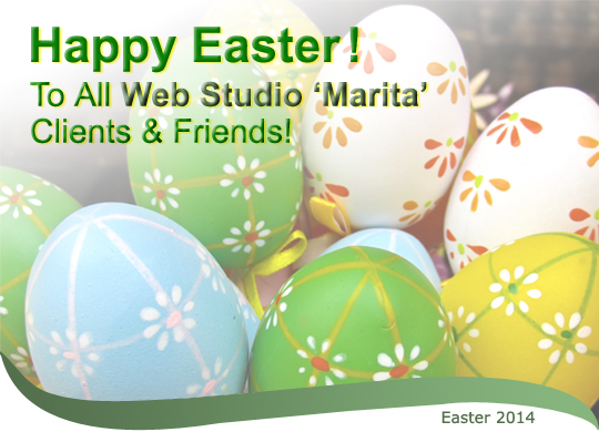 Happy Easter! to all Web Studio 'Marita' Clients & Friends!