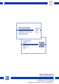 Web Studio Marita business card and letterheads