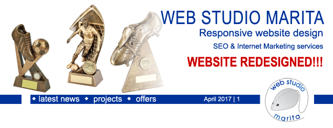 Web Studio Marita newsletter | New Website Is Launched & Another Is Back On The Market | April 2017 | 1
