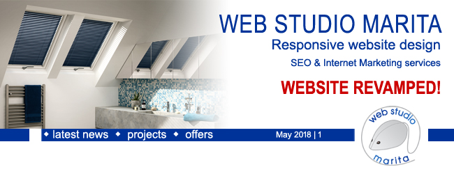 Web Studio 'Marita' newsletter | Website Revamped | May 2018 | 1