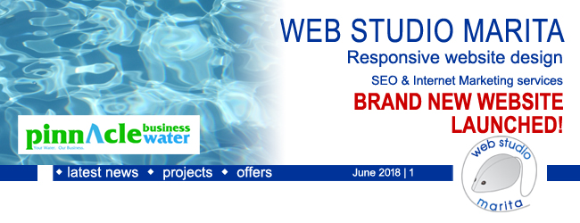 Web Studio 'Marita' newsletter | BRAND NEW website launched | June 2018 | 1