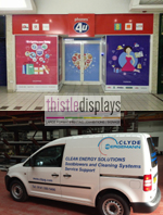 Thistle Displays Glasgow based company - graphic design & large format printing