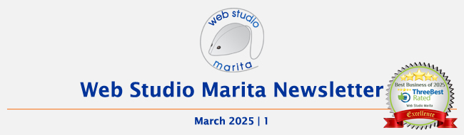Web Studio Marita Newsletter | March 2025 | 1