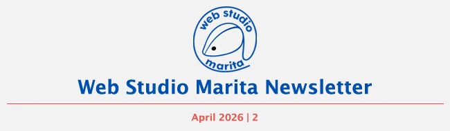 Web Studio Marita Newsletter | April 2026 | 2