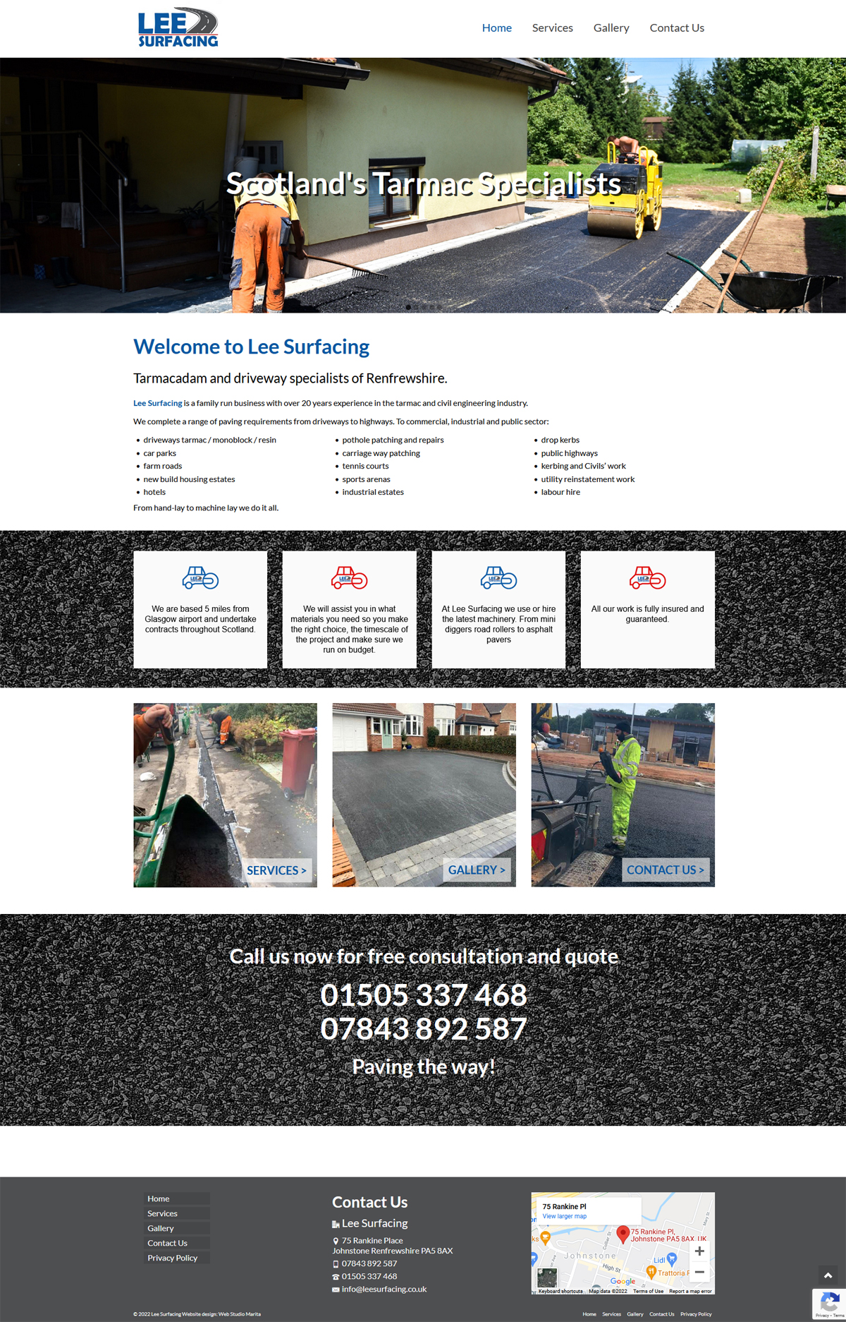 Web Studio Marita - Paisley Johnstone Renfrewshire Scotland