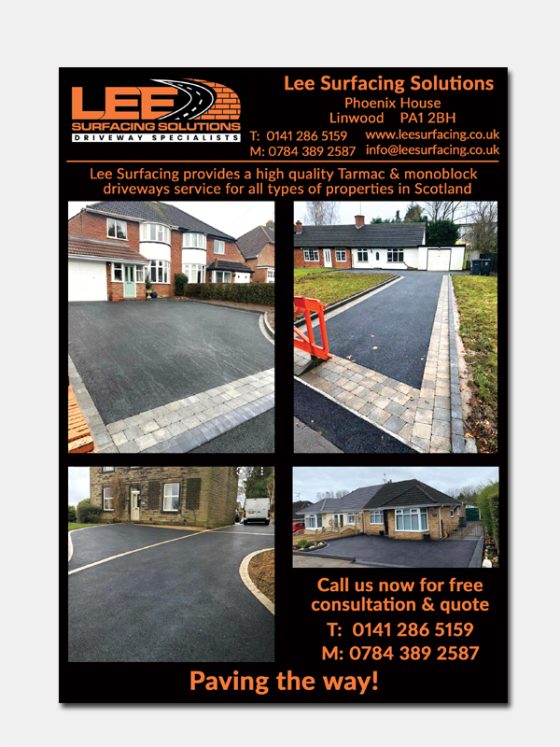 Leaflets Flyers Advertisement Design Paisley Glasgow Scotland