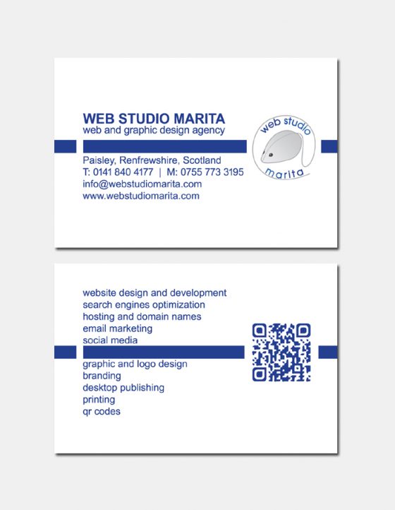 Business Cards Paisley Renfrewshire