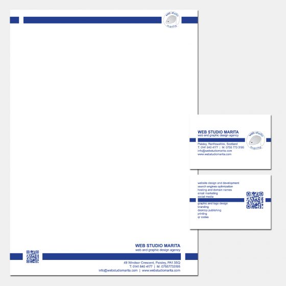 Graphic Design Branding Letterheads Paisley Renfrewshire