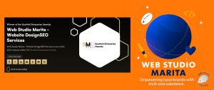  We’re thrilled to share that Web Studio Marita has been recognised by SME News for excellence in Website Design & SEO Services!