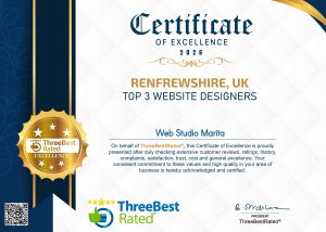 Three Best Rated Certificate Web Studio Marita 2026
